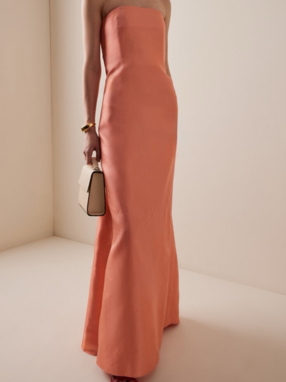 STAUD Tullio Silk Gown